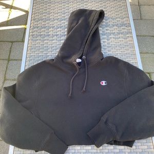 Champion cropped hoodie
